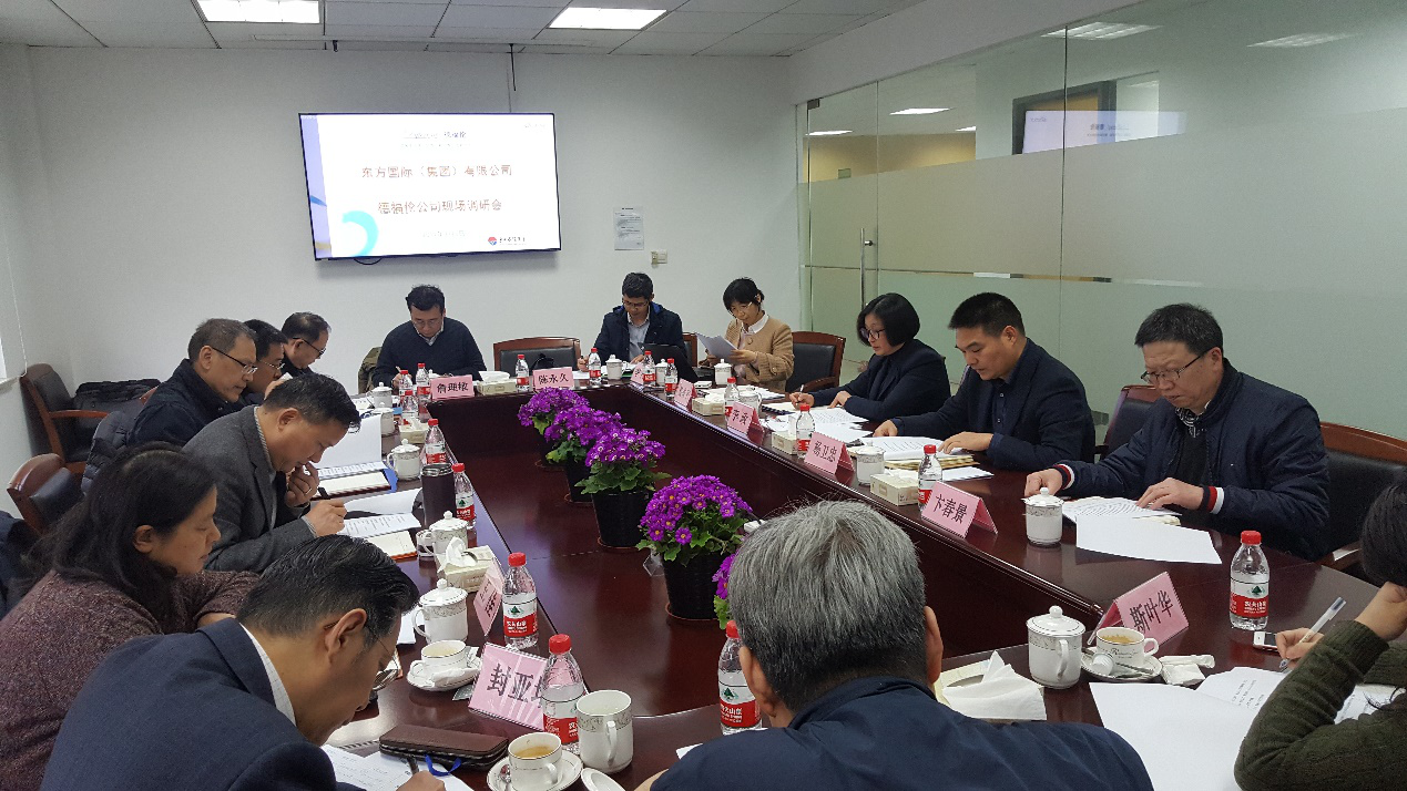 东方国际（集团）有限公司党政主要领导 前来德福伦公司开展现场调研-上海德福伦新材料科技有限公司